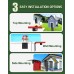 XDW-GIFTS Bird House Pole, 1 Pack 109 Inch Metal Bird Feeder Pole for Outdoor, with 5-Prong Heavy Duty Base for Birdhouse Mounting, Weather Station XDW-GIFTS Bird House Pole, 1 Pack 109 Inch Metal Bird Feeder Pole for Outdoor, with 5-Prong Heavy Duty Base for Birdhouse Mounting, Weather Station