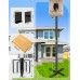 XDW-GIFTS Bird House Pole, 1 Pack 109 Inch Metal Bird Feeder Pole for Outdoor, with 5-Prong Heavy Duty Base for Birdhouse Mounting, Weather Station XDW-GIFTS Bird House Pole, 1 Pack 109 Inch Metal Bird Feeder Pole for Outdoor, with 5-Prong Heavy Duty Base for Birdhouse Mounting, Weather Station