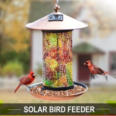 Solar Bird-Feeder for Outside Hanging Outdoor Solar Bird-Feeder for Outside Hanging Outdoor
